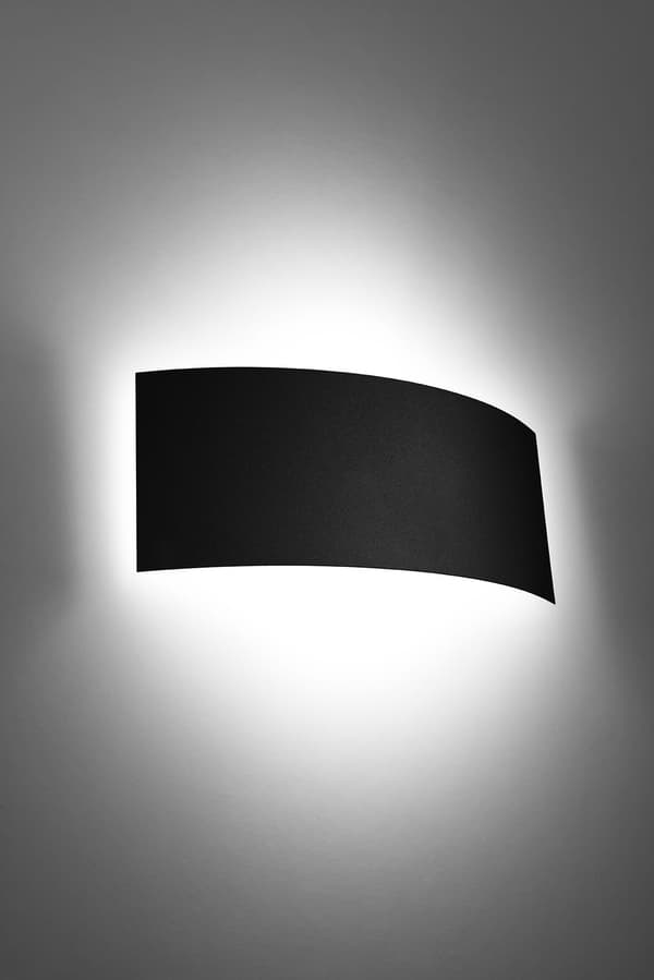 MAGNUS musta seinävalaisin, Sollux Lighting, malli SL.0937