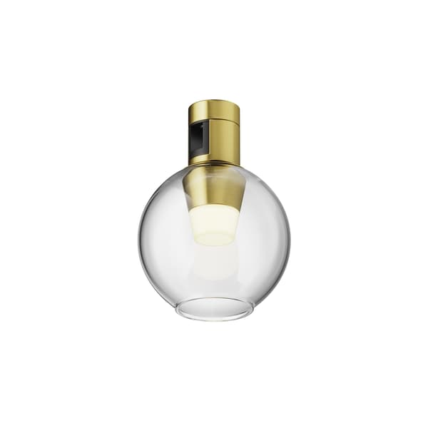 Magnetisk spårlampa mässing glaskula LED 3W 2700K BUBBLE Maytoni Technical
