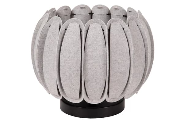 Bordlampe grå moderne blomst E27 Spencer Lucide