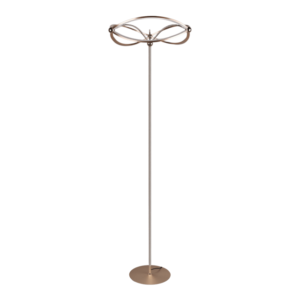 LED gulvlampe CHARIVARI guld Trio 421210108