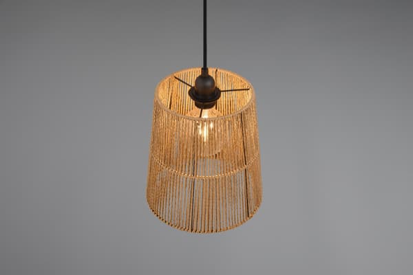 Boho brun pendellampe HOLM 1xE27 10W RL
