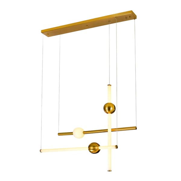 Italux Halling moderne kobber loftslampe PND-16357-CA-3