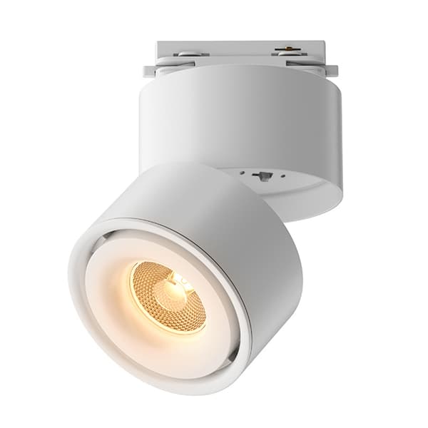 Vit rund rörlig LED-spotlight 15W 3000K YIN Maytoni Technical