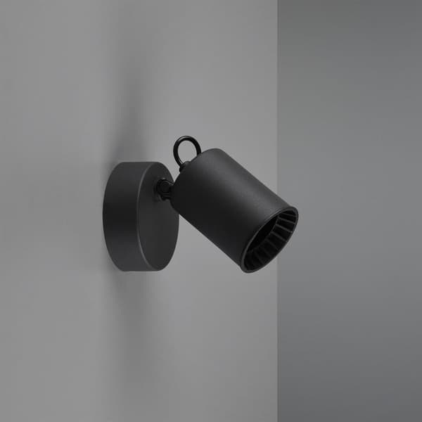 PAGO sort vægspot Trio 803500132