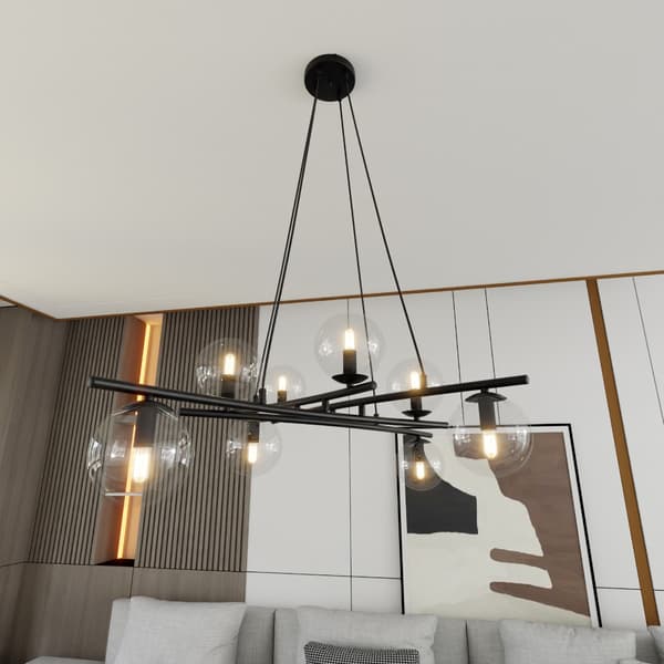 Pendel lysekrone ESSA 8 TRANSPARENT Emibig 1202/8