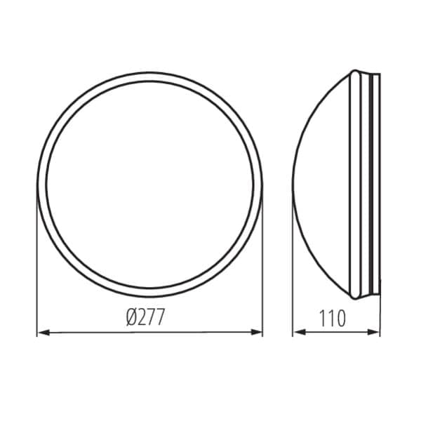 Plafon Kanlux seria Pires model 19001 IP44
