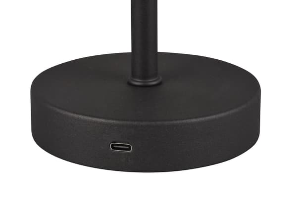 Bordlampe moderne sort trådløs dæmpbar USB-C LED 1.5W KARYA RL