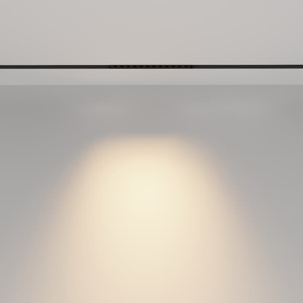 Sort lineær LED-skinnespot 12W 2700K POINTS Maytoni Technical