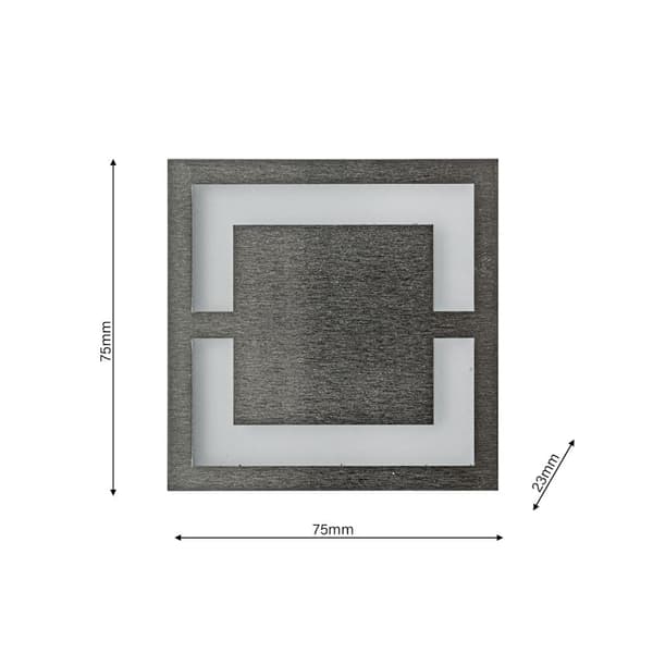 Trappelampe 1x0.6W LED QUADRO EKS0927 Eko-Light