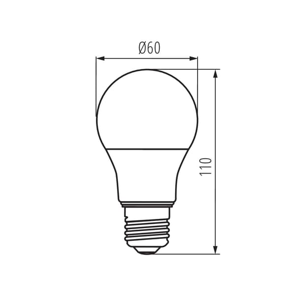 Kanlux LED E27 10,5W perinteinen lamppu 33725