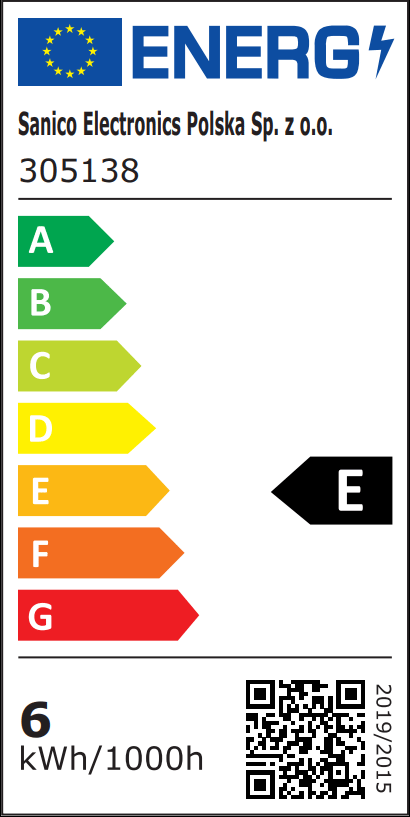 LED-filamenttilamppu A60 E27 650lm Platinum 305138 Polux
