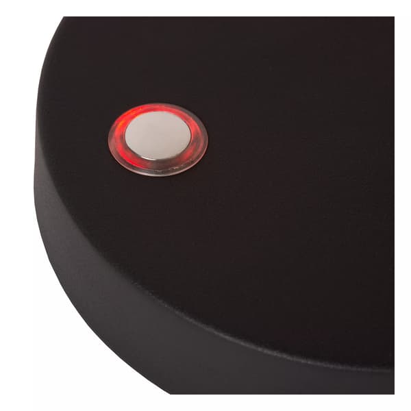 Bordlampe sort LED-spot 3W Comet Lucide