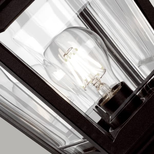 Sort sokkellampe E27 60W Kerry Elstead