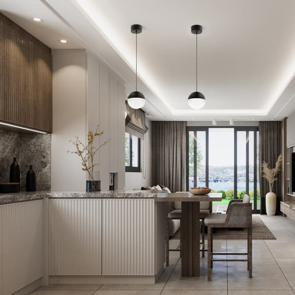 Moonlit LED 20.9W Quintiesse pendellampe mat sort