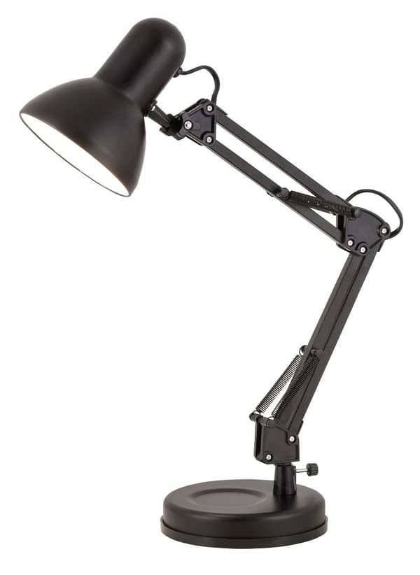 Sort E27 Samson 4212 Rabalux tegnebordslampe