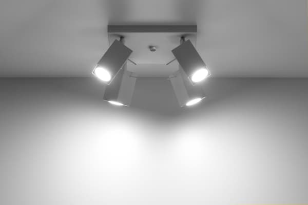 Loftlampe MERIDA 4 Hvid Sollux Lighting SL.0098