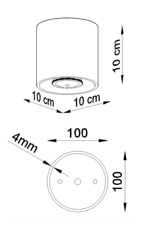 Spot ORBIS 1 Antracit Sollux Lighting SL.0568