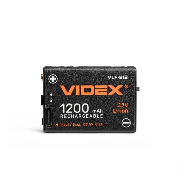 Litiumjonbatteri Li-On VLF-B12 3.7V 1200mAh USB-C Videx