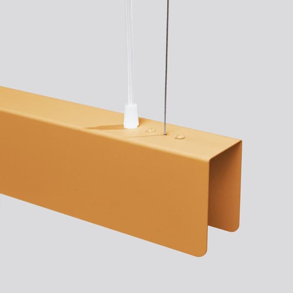 Rektangulær guld pendellampe SPARK 1xG13 8.5W SL.1396 Sollux Lighting