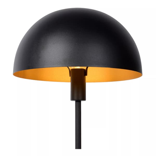 Bordlampe sort eklektisk E14 Siemon Lucide