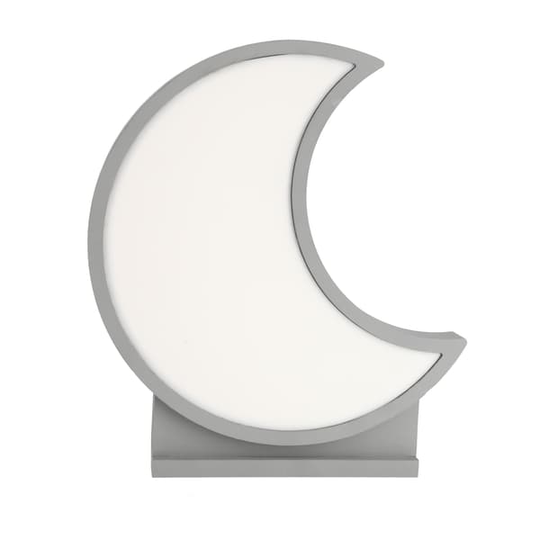 Børne bordlampe grå måne LED 12W Moon Candellux