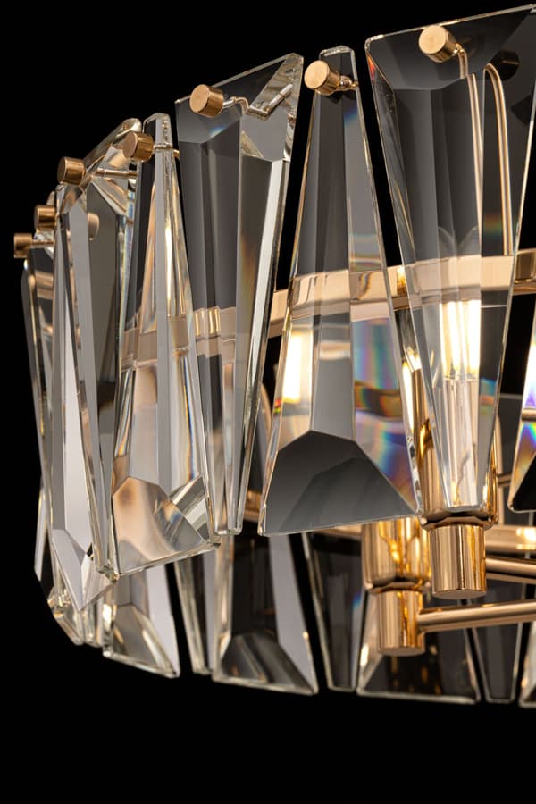 Krystal lysekrone guld Puntes Maytoni MOD043PL-06G