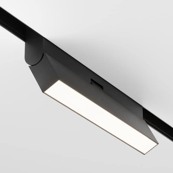 Sort justerbar LED-skinnespot 12W BASIS ROT Maytoni Technical