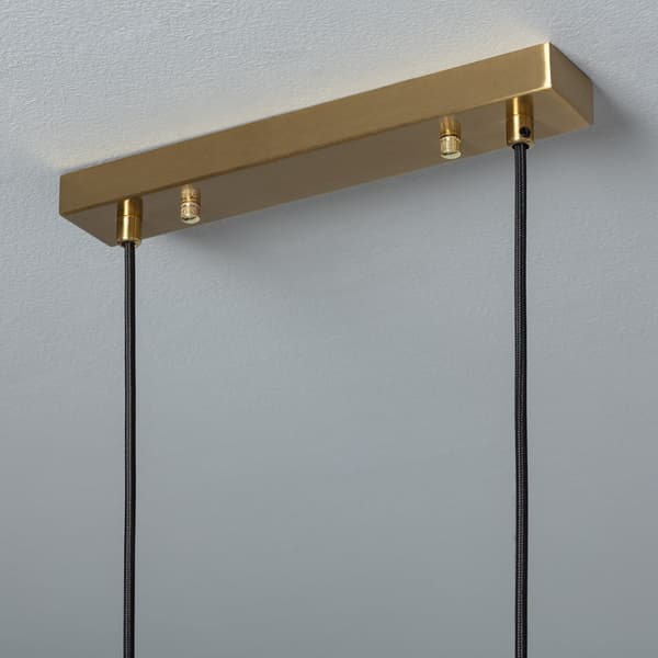 Pendellampe guld glaskugler Abruzzo Conte 6xE27