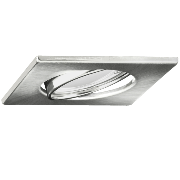 Fyrkantiga LED-ramar nickel 3-pack OLIN 305855 Polux