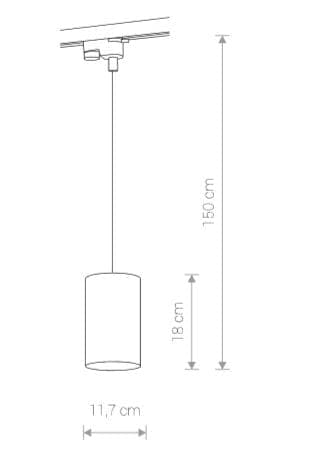 Nowodvorski PROFILE BIT BLACK 8823 systemlampe