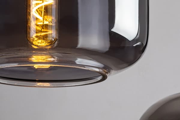 Pendellampe sort glas E27 3x40W mat sort 72103 Lissandra Rabalux
