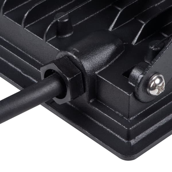 LED halogenstrålkastare med sensor 10W IP44 neutral Miledo