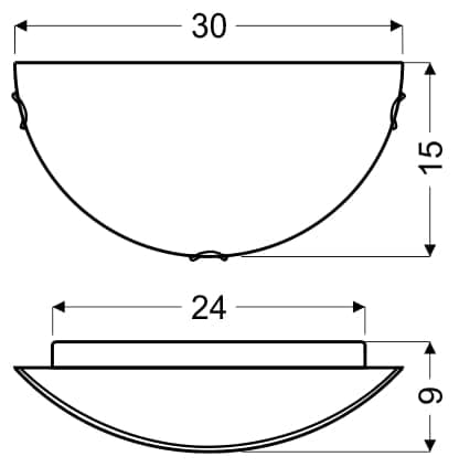 Candellux ROSE 11-62003 messing loftlampe