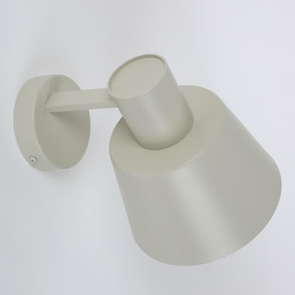 Klassisk vägglampa grå-beige för sovrum vardagsrum 1xE27 15W DUNKA Sigma Lighting