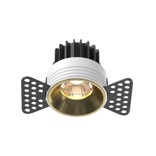 Moderne messing indbygningsspot LED 7W RUND Maytoni Technical