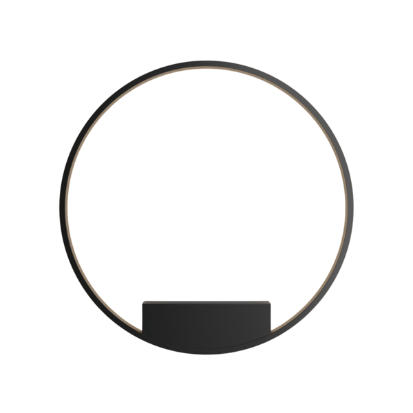 Pyöreä musta seinävalaisin Rim Maytoni MOD058WL-L50B3K