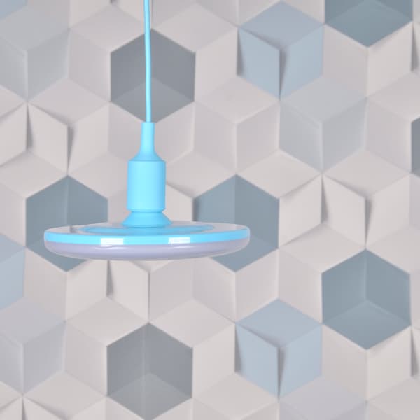 LED-lampunpidike 15W sininen E27 KIKI 308146 Polux