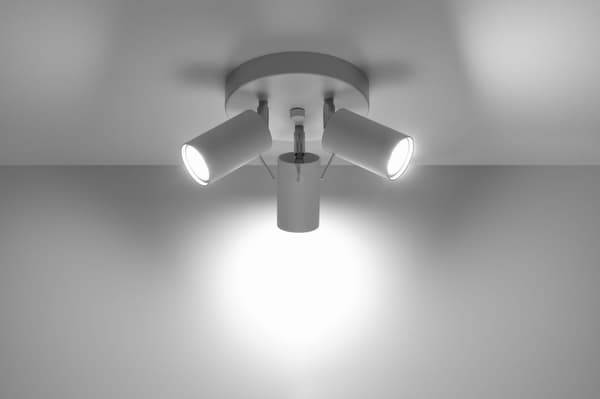 Taklampa RING 3P vit Sollux Lighting modell SL.1015