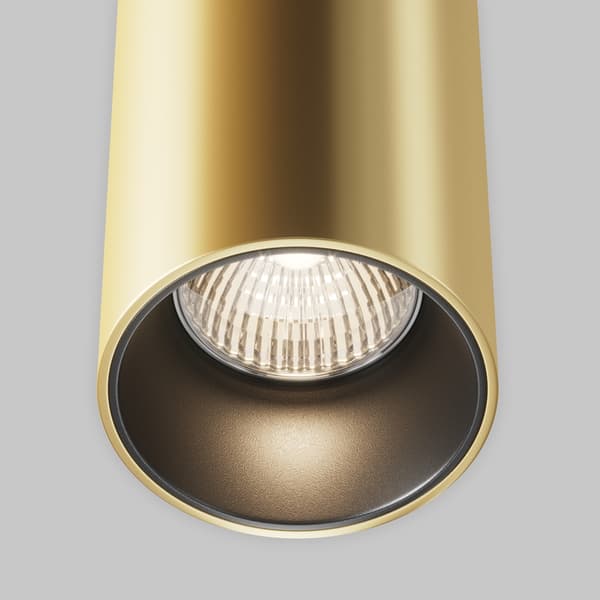 Sort guld rør pendel Ø10.5cm Efir LED 33W Maytoni