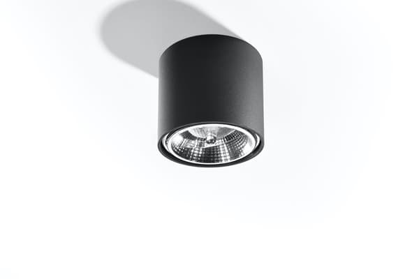 Spot TIUBE svart Sollux Lighting SL.0697