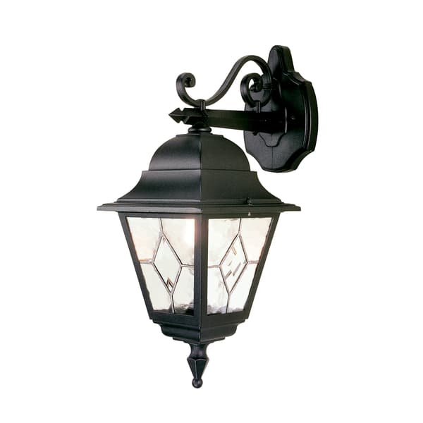 Norfolk 1xE27 musta ulkoseinävalaisin Elstead NR2-BLK