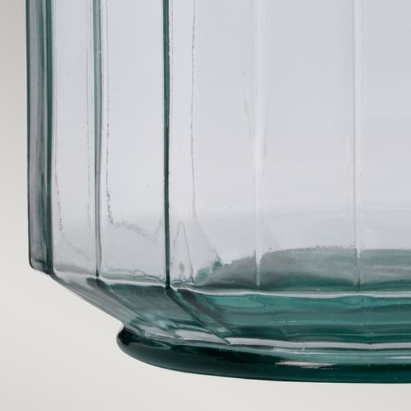 Bordslampa glas trä transparent Luga E27 60W Elstead