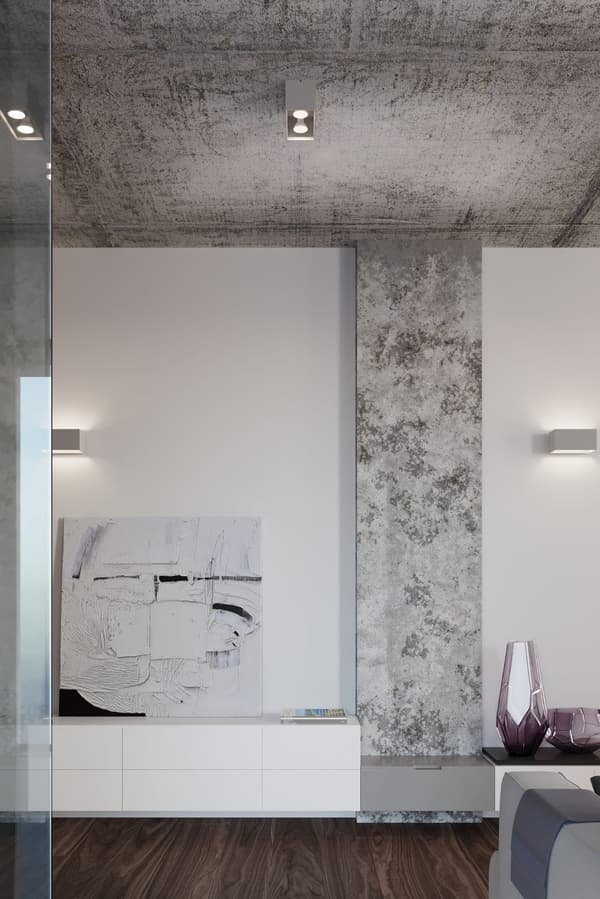 Væglampe QUAD MAXI sort Sollux Lighting SL.0527