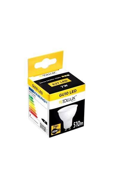 LED-lamppu GU10 7W lämmin Sollux Lighting SL.0972