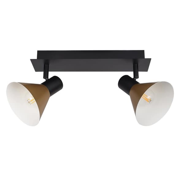 Væg- og loftslampe E14 mat sort Alvaro 3158 Rabalux