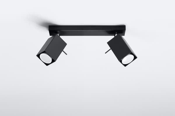 Kattovalaisin MERIDA 2 Musta Sollux Lighting SL.0100