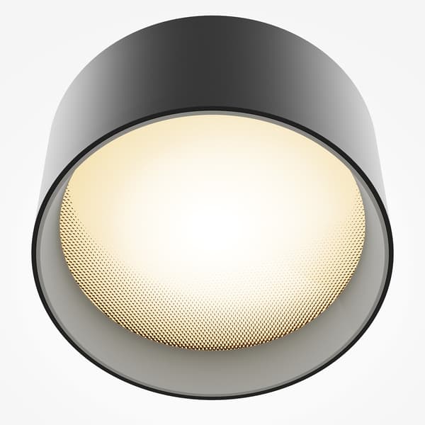 Sort rund loftspot Ø14cm LED 15W Vega Maytoni