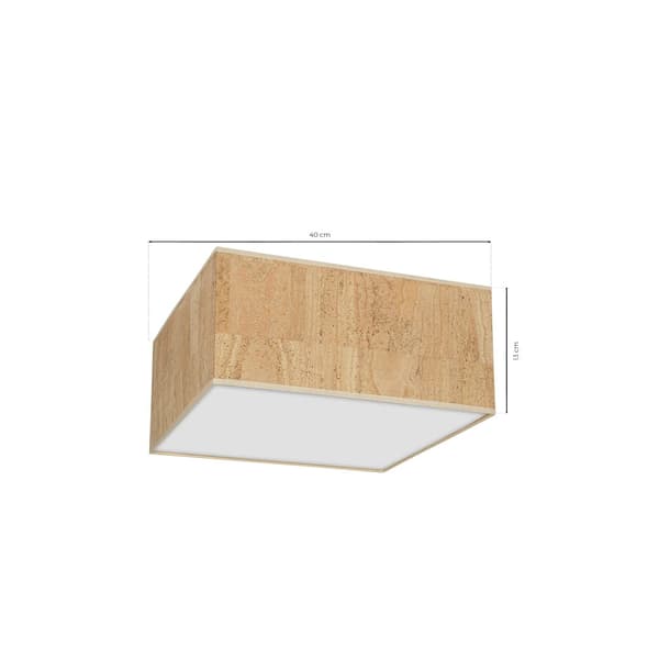 Loftlampe 2x60W CORK MLP7517 Milagro