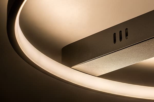 Moderne sort LED ring loftlampe 45W Beliza Rabalux