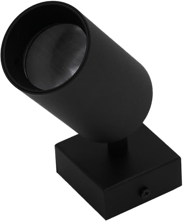 Sort væg-/loftlampe GU10 QUALIS ID-6001 Idealed